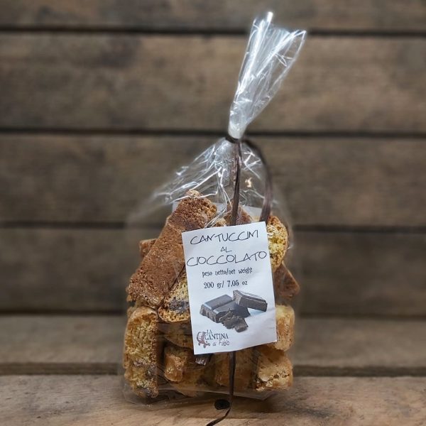 Cantuccini con gocce di cioccolato 200 gr